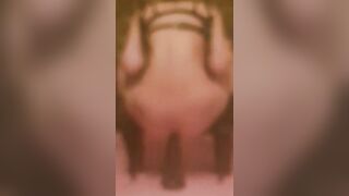 Gf Anastasia fucks herself inside the booty with a huge sextoy