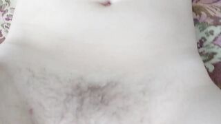 Amateur Hot Finger Fucked Her Pink Snatch Closeup Till She Jizzes and Play Huge Natural Boobies