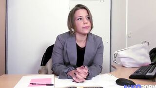 Myriam, Goddess accountant, booty screwed on her desk