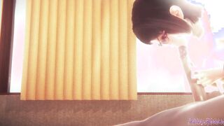 Naruto Animated - Sarada rough sex [Handjob, bj, boobjob, fuck, threesome] (Uncensored) - Japanese eastern Manga Animated game porn