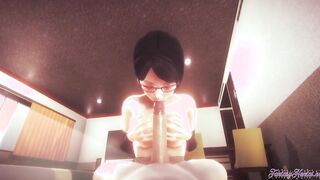 Naruto Animated - Sarada rough sex [Handjob, bj, boobjob, fuck, threesome] (Uncensored) - Japanese eastern Manga Animated game porn
