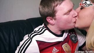 GERMAN LOVERS MAKE REAL AMATEUR CASTING WITH BLONDE 18