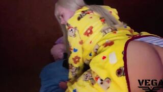 DAUGHTER GET SCARED OF A THUNDERSTORM AND CAME TO MY BED.
