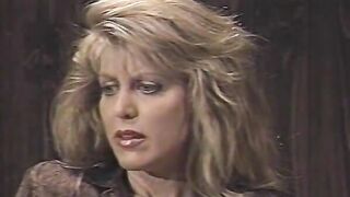 Bae blonde 80s porn queen inside Hot underwear has strap-on plowed