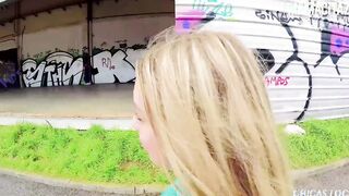 MAMACITAZ - Vulgar 18 Year Old Isn't Afraid To Got Plowed Into Outdoors