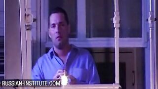 Hidden 3some with two Hottie 19 year old at the institute