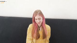 Casting Pink Haired bimbos inside Jeans - Rough Mouth Nailed | PussyKageLove