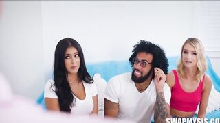 Pervy Guessing Games With Stepsisters Sophia Leone, Payton Avery