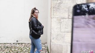GERMAN SCOUT - CURVY COLLEGE BIMBOS VIVENNE PICKUP AND SCREWED AT STREET CASTING