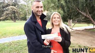 HUNT4K. Loser husband watches how his pregnant wifey gets screwed by stranger