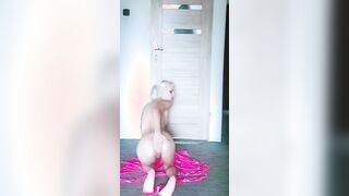 Vulgar thin schoolgirl liking Hottie masturbation and strip dance sex