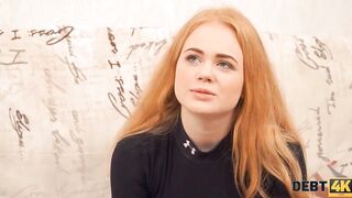DEBT4k. sluts has no cash to pay debts and the collector fucks her