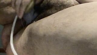 BBW plays with Apollo from Bad Dragon
