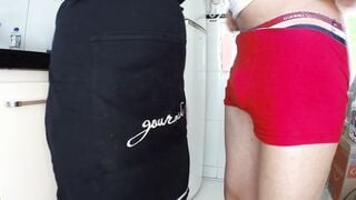 Stepsister Pounded Rough By Stepbrother Into Kitchen Early Morning