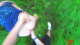 PLOWED BOMBSHELL INTO THE BOOTY INSIDE CITY PARK – MULTI CUM -SOboyandSOgirl