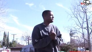 African 18 Yo with tiny titted picked up on the street