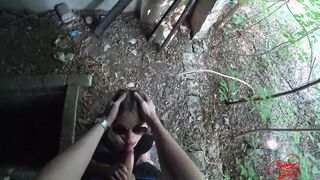 Gangster-women Blows Penis and Eats Cum Public - SOboyandSOgirl
