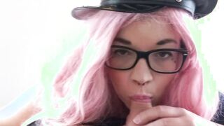 European Halloween – Policewoman arresting you and sucking off you