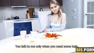 SISPORN. Inside exchange for homework skank chick has sex