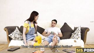 SISPORN. Smart bro tricks petite stepsister inside taboo sex