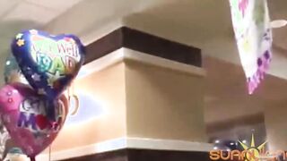 Outside Place Sex! Goddess Blonde Sunny Lane Bends Over Inside Hospital Room!