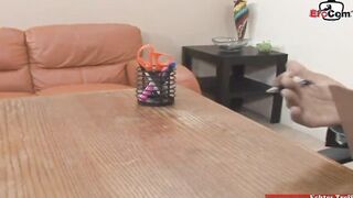 Natural melons cunt with mouth fucks with a bbc during the roleplay
