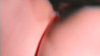 Turned On blonde mom deepthroats a big african penis before plowed