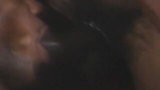 Turned On african bro gets his asshole licked from behind