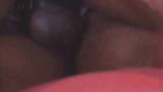Turned On african bro gets his asshole licked from behind