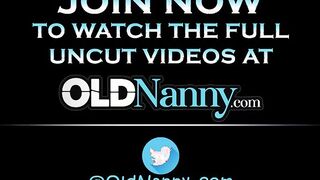 OLDNANNY Solo Older Showing Her Soak Snatch and Rough Nipples Up Close