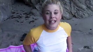 Little Summer performance her 18 Year Old Snatch and Breasts