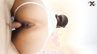 My sister goes to my room to plowed her booty until she opens her anus wide ... point of view