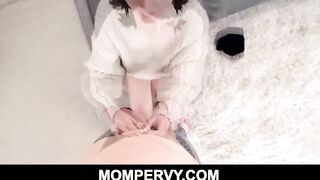 Long booty dark hair MILF step MILF Jane Dove fucks her pervy step son pov