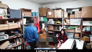 Teenie Fuck By 2 Officers For Shoplifting
