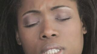 Black Super fucks herself with her friend’s dildo at home