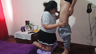 Spying on my aunt while she takes a nap I manage to fondle her and she realizes Then I can screwed her like she always likes to be banged