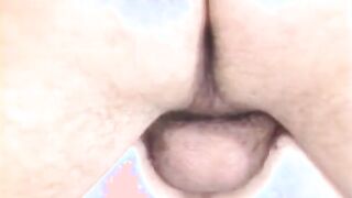 Bi Sexual bro blows on a long penis while women ride his cock