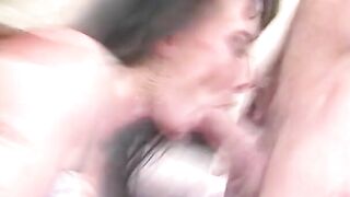 Randy women takes cock into twat and booty after blowing off rod