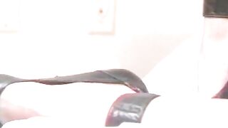 Randy women takes cock into twat and booty after blowing off rod