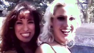 Young blonde biker skank gets her tight twat plowed by stud