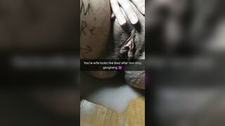 Cheating ex-wife is destroyed after cumshot gang bang! -MIlky Mari