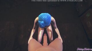 League of Legends Anime - Jinx Rough Sex (Uncensored) - Japanese chinese Manga cartoon game porn