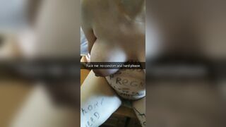 BBW Skank-fiance begs you for no-condom fucking - Milky Mari