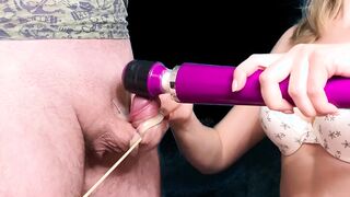 Broken dick milking