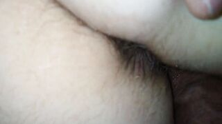 Cum on her booty