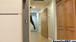 DOWN FOR bbcs - Imani Rose delivery girls gets a LONG package