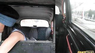 Fake Taxi Capri Lmonde Lowers her Hot Ass onto a Huge Thick Penis