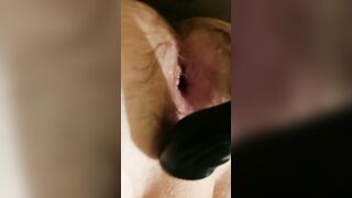 Fucking my Innocent white butt with a african toy