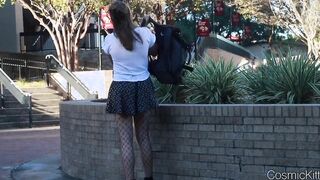 Voyeur College sluts no Lingerie Showing Off at Library