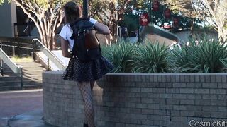 Voyeur College sluts no Lingerie Showing Off at Library